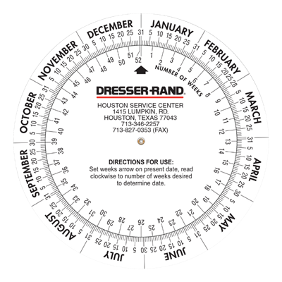 DA20DW-L - Double Wheel Date Calculator, Large