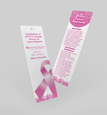 BK15-R - Stock Breast Cancer Awareness Bookmark
