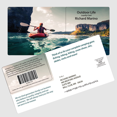 PPA-303 - Postcard Large, (Laminated) w/perf. out card