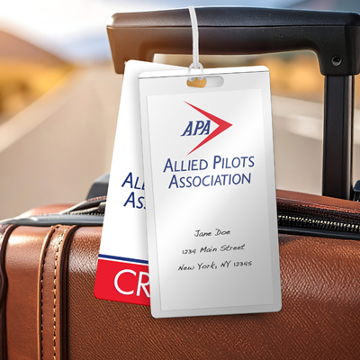 KANG-30L -Kangaroo Luggage Tag (3"x5")