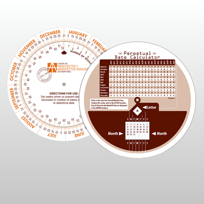 PPCW - Scheduling Wheel and Perpetual Calendar Wheel
