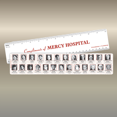 RUPN-20 - Ruler, 12" Pioneers of Nursing 