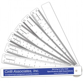 SPECIALTY RULERS: RU20-8B - Engineering/Architect Ruler Booklet